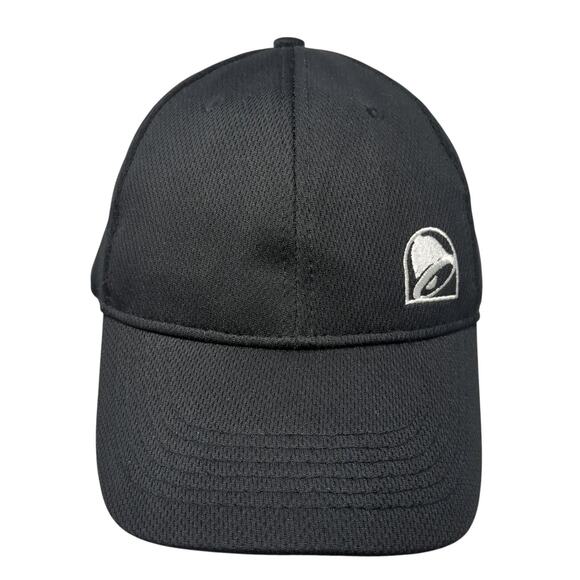 Taco Bell Snapback Cap Black One Size Adjustable Embroidered Vented Holes - Picture 1 of 9